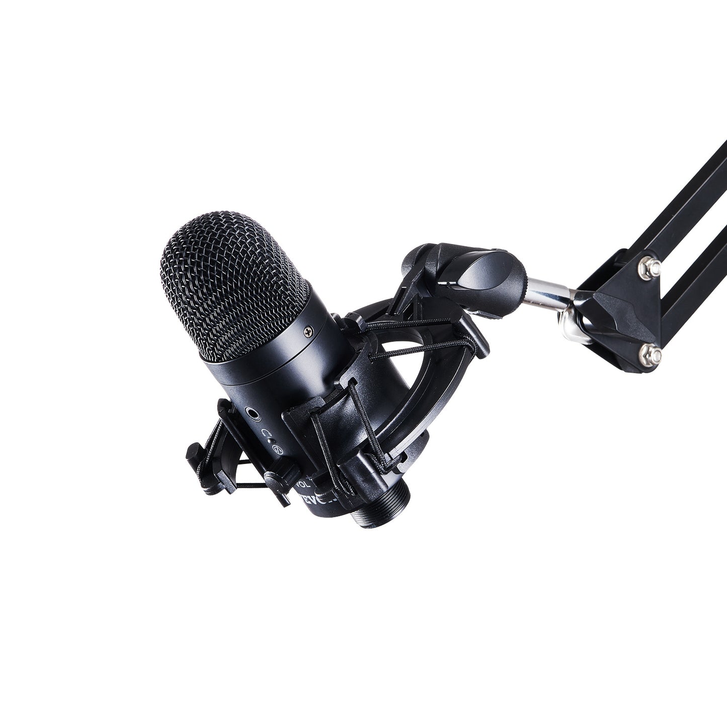 VEVOR USB Microphone, 192kHz 24-bit, Professional Condenser Microphone Kit,